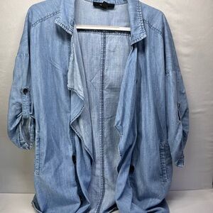 Forever 21 Light Blue Jean Jacket